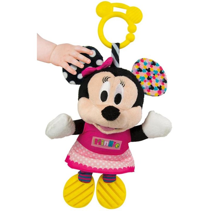 Sonajero Minnie Peluche Texturas Con