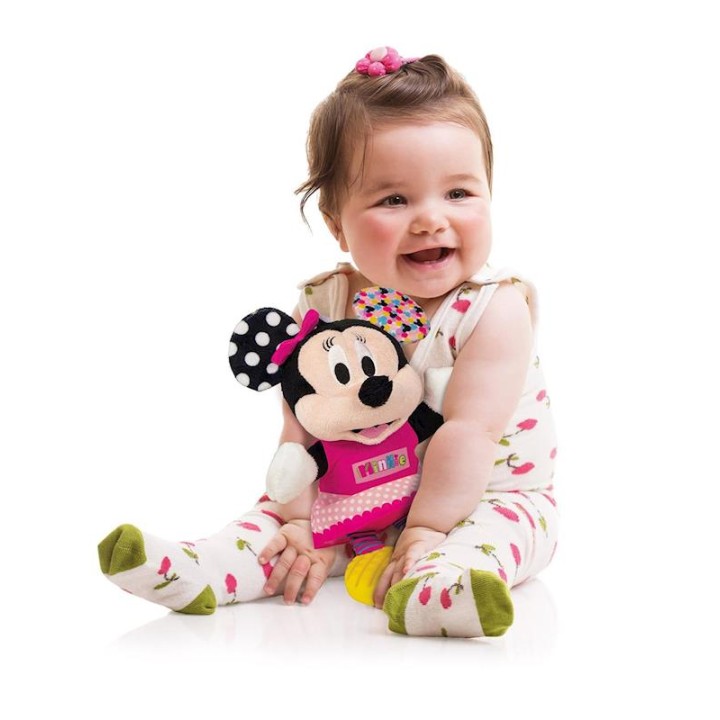 Sonajero Minnie Peluche Texturas Con