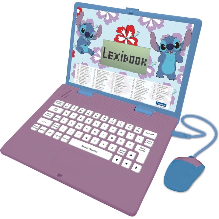 Ordenador Bilingue Portatil Educativo Stitch Disne