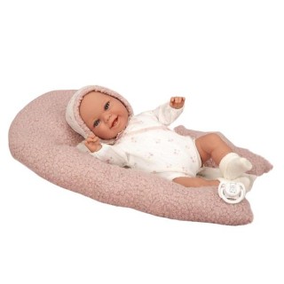 Muñeca Elegance Babyto Rosa 35 Cm Con Almohada