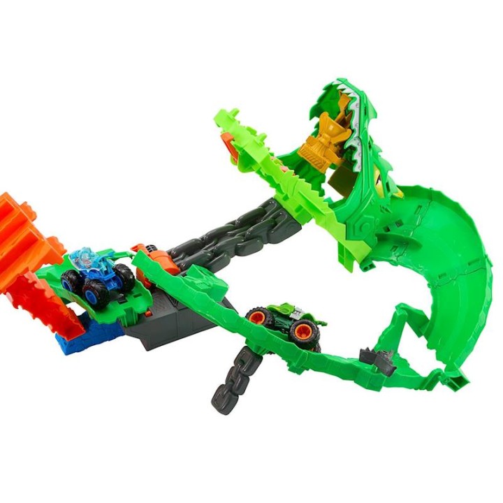 Pista Hot Wheels Monster Trucks Sharks Vs