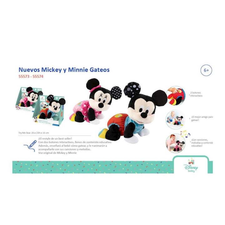 Peluche Baby Mickey Gateos 26X23x16 Cm