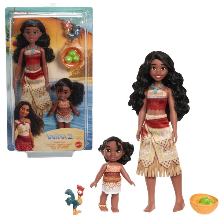 Muñeca Vaiana Con Muñeca Y Accesorios. 29