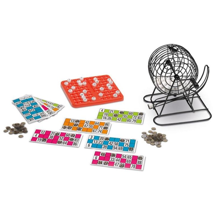 Bingo Clasico Con Bombo Y Cartones