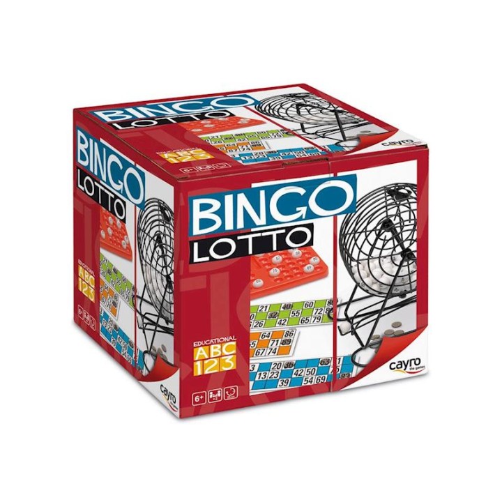 Bingo Clasico Con Bombo Y Cartones