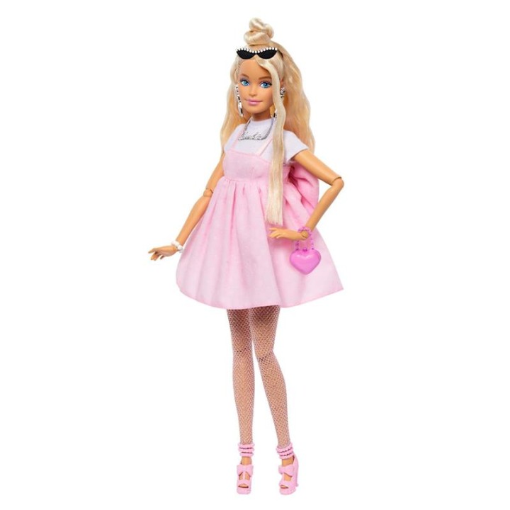 Barbie Deluxe Muñeca Con Vestido Con Lazo