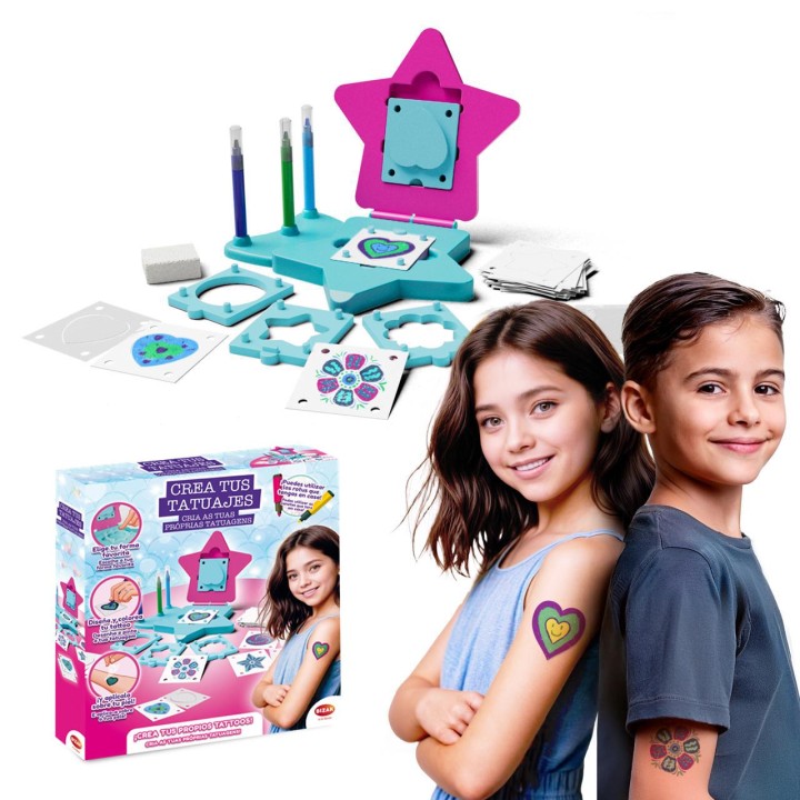 Juego Crea Tus Tatuajes.Un Tatuaje Temporal