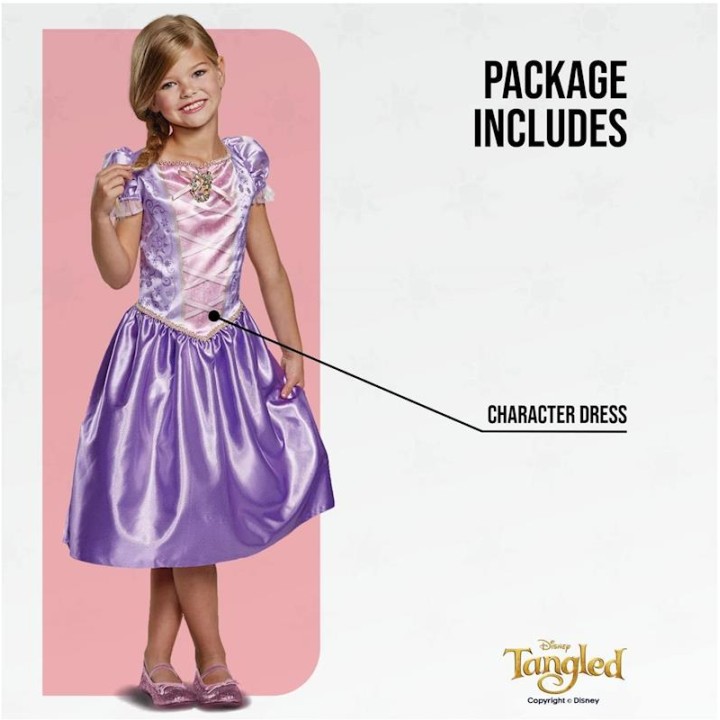 Disfraz Infantil Disney Princesa Rapunzel