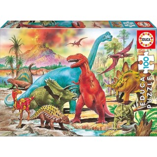 Puzzles Dinosaurio 100 Piezas