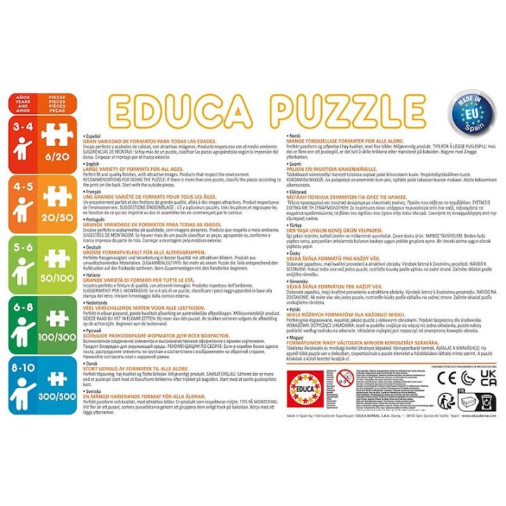 Puzzles Dinosaurio 100 Piezas