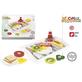 Bandeja Desayuno Madera Woomax 