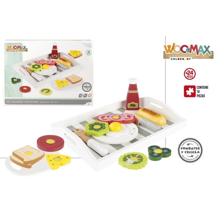 Bandeja Desayuno Madera Woomax 