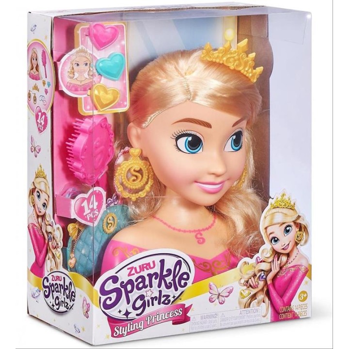Busto Sparkle Girlz Princess 14Pzas