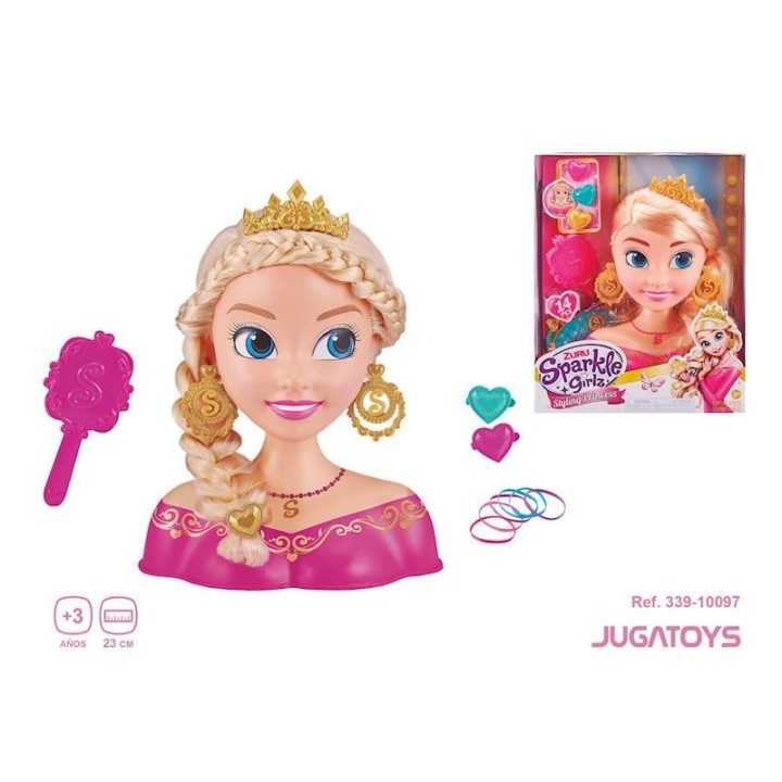 Busto Sparkle Girlz Princess 14Pzas