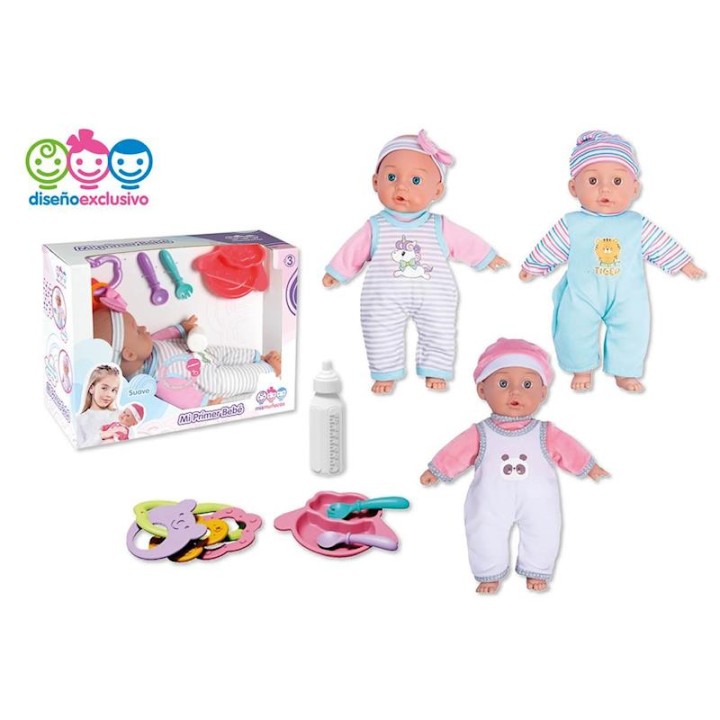 Muñeco Bebe 32 Cm Con 12 Sonidos Y