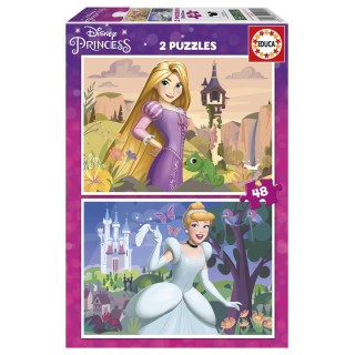 Set De 2 Puzzles Infantiles Con 48 Piezas