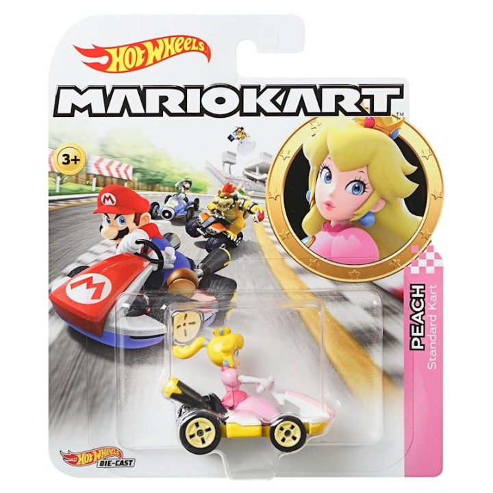 Hot Wheels Coche Mario Kart Waluigi 