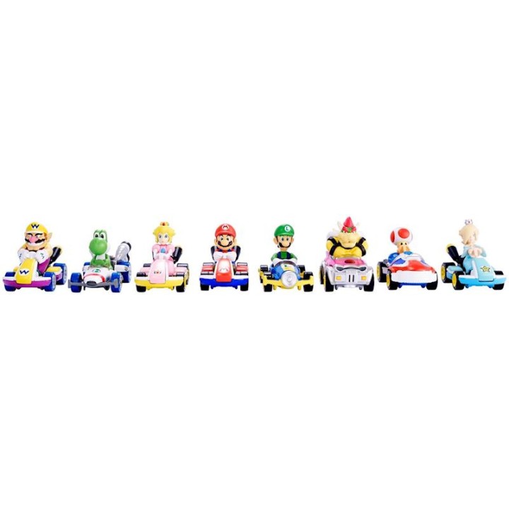 Hot Wheels Coche Mario Kart Waluigi 