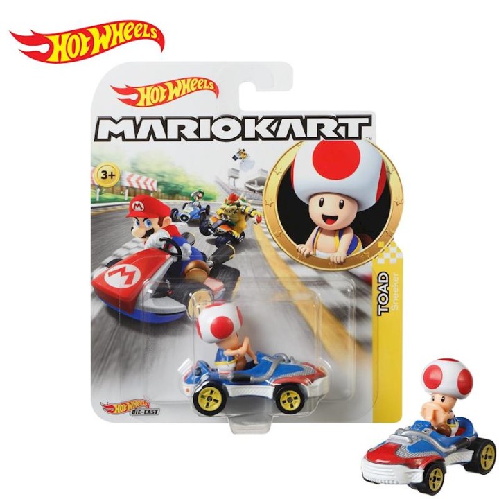 Hot Wheels Coche Mario Kart Waluigi 