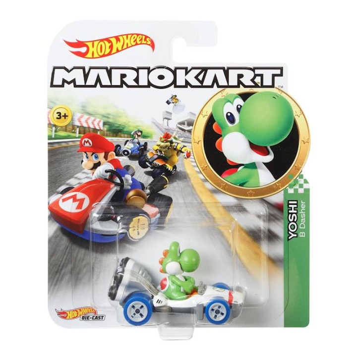 Hot Wheels Coche Mario Kart Waluigi 