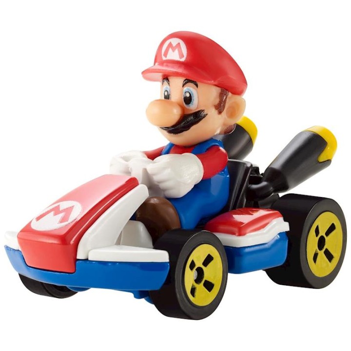 Hot Wheels Coche Mario Kart Waluigi 