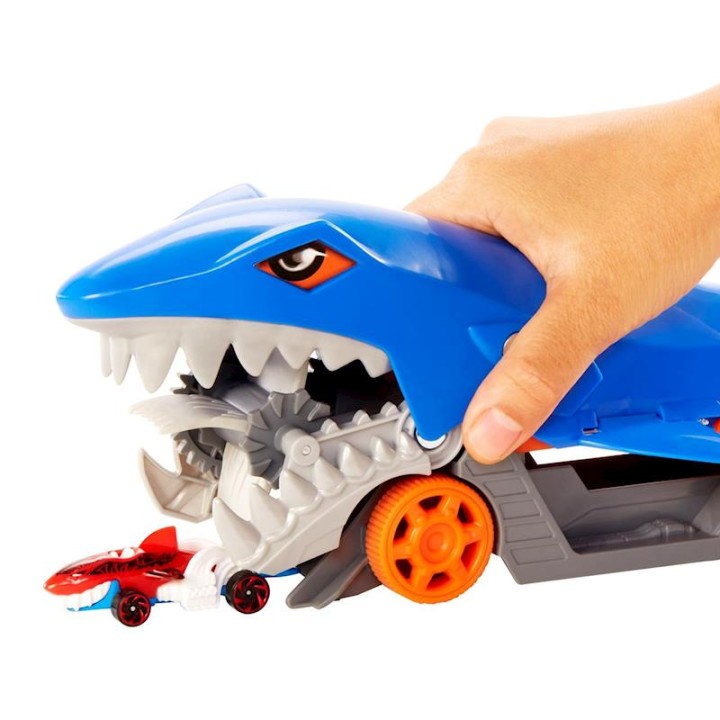 Tiburón Mastica Coches Hot Wheels Guarda