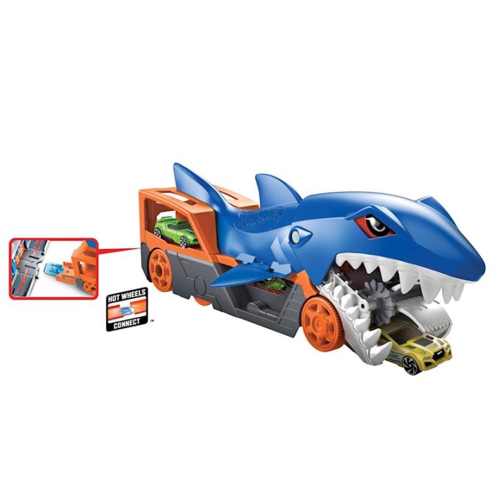 Tiburón Mastica Coches Hot Wheels Guarda