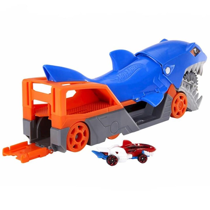 Tiburón Mastica Coches Hot Wheels Guarda