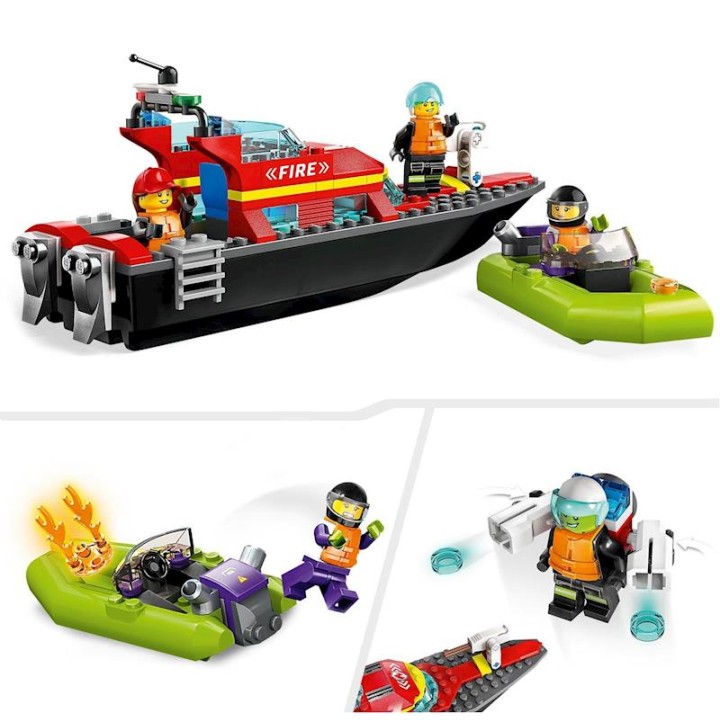Juego De Construccion Lancha De Rescate De