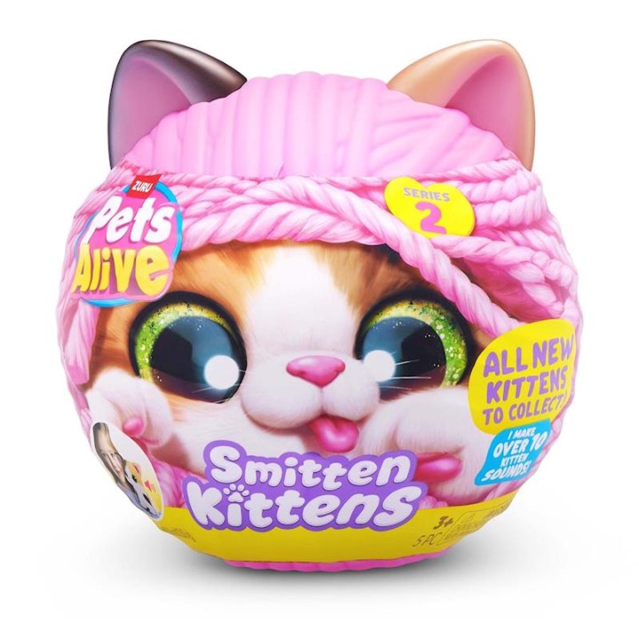 Peluche Gato Interactivo Pets Alive, Alimenta