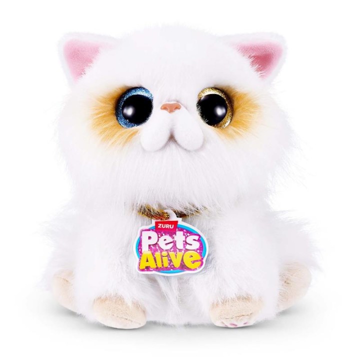 Peluche Gato Interactivo Pets Alive, Alimenta