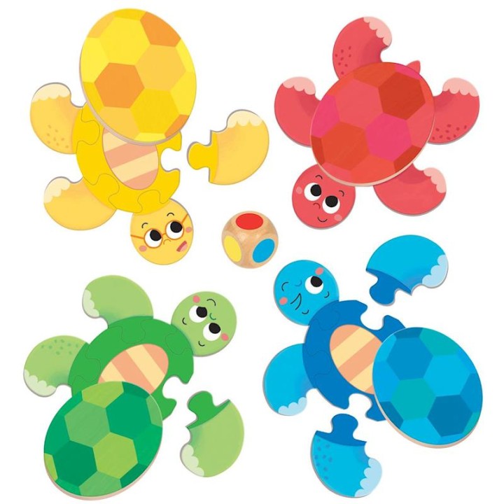 Juego Goula Color Turtles. Completa La