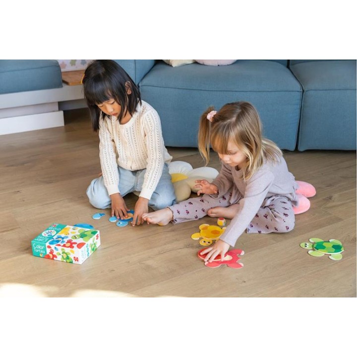 Juego Goula Color Turtles. Completa La