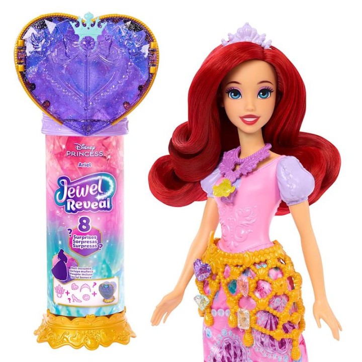 Muñeca Princesa Disney Ariel Reveal Con