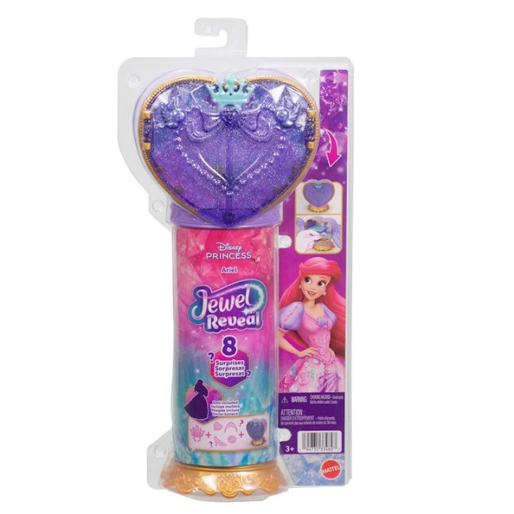 Muñeca Princesa Disney Ariel Reveal Con