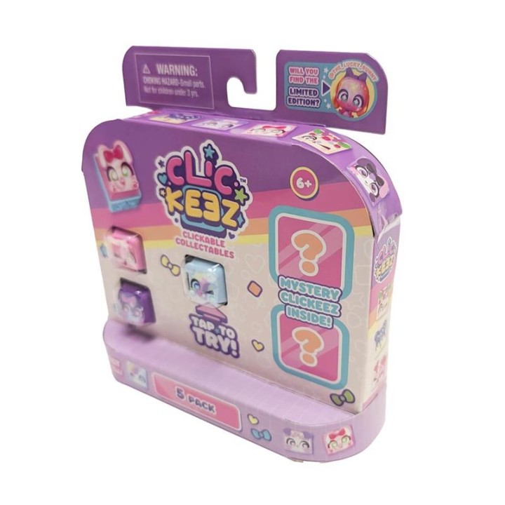 Clickeez Multi Pack. Contiene 5 Clickeez Con