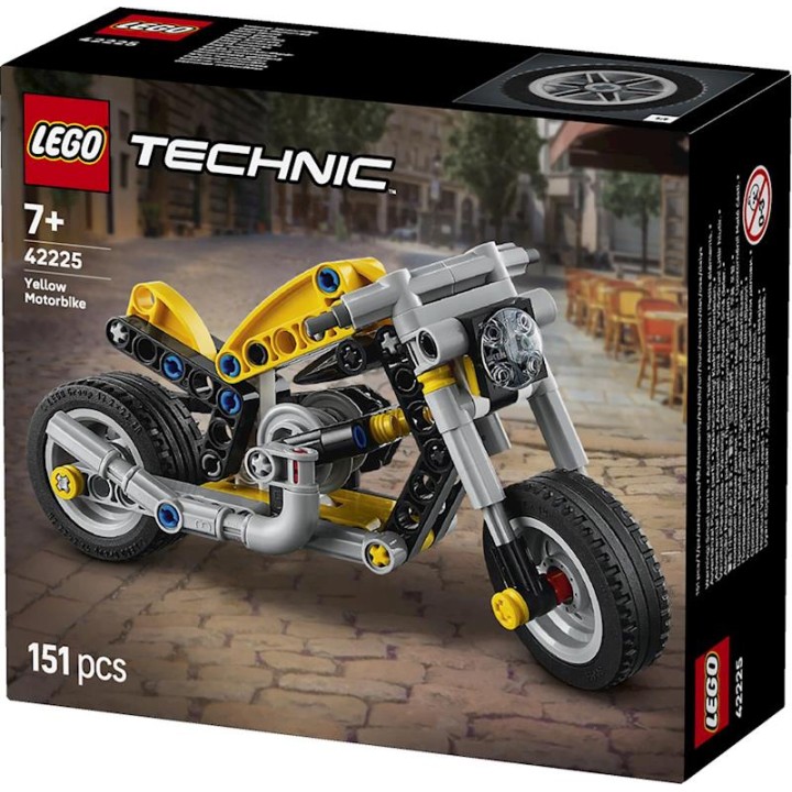 Juego De Construccion Moto Amarilla Lego