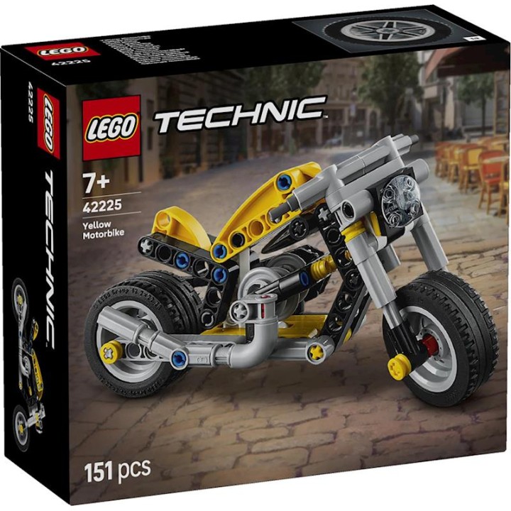 Juego De Construccion Moto Amarilla Lego