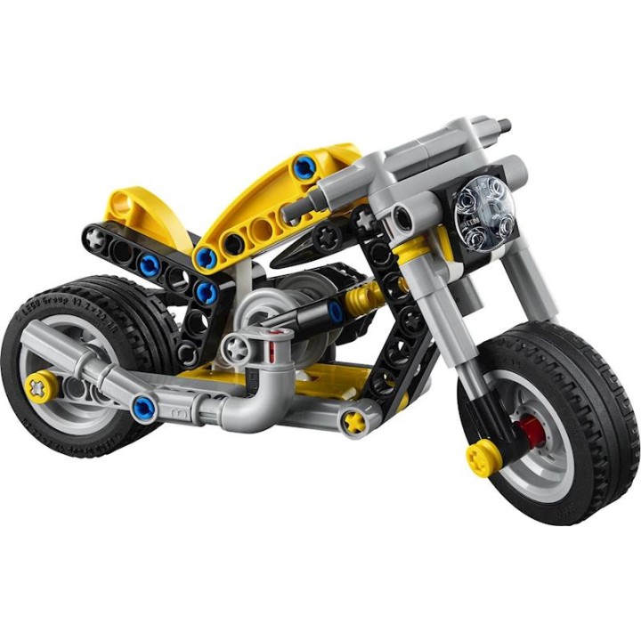 Juego De Construccion Moto Amarilla Lego