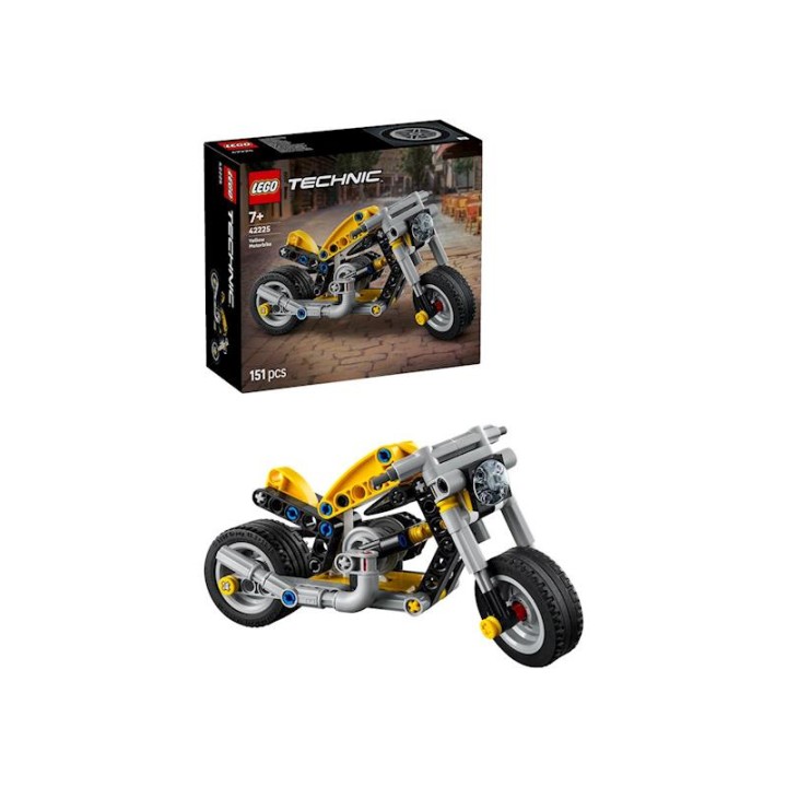 Juego De Construccion Moto Amarilla Lego