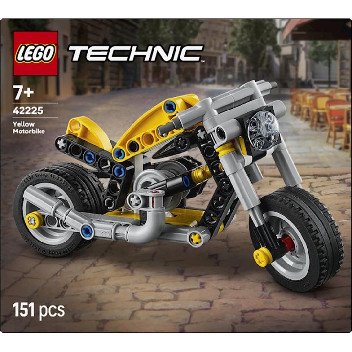 Juego De Construccion Moto Amarilla Lego