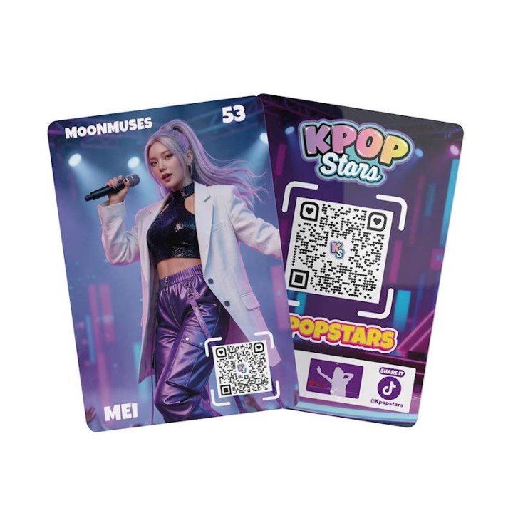 Sobre De Cartas K-Pop Stars Inclye 6
