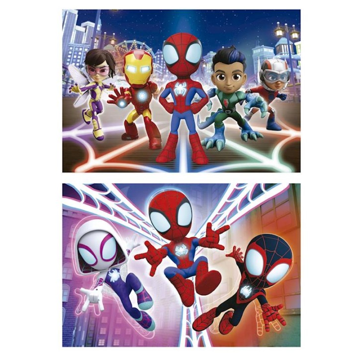 Puzzle 2X16 Piezas Spidey & His Amazing