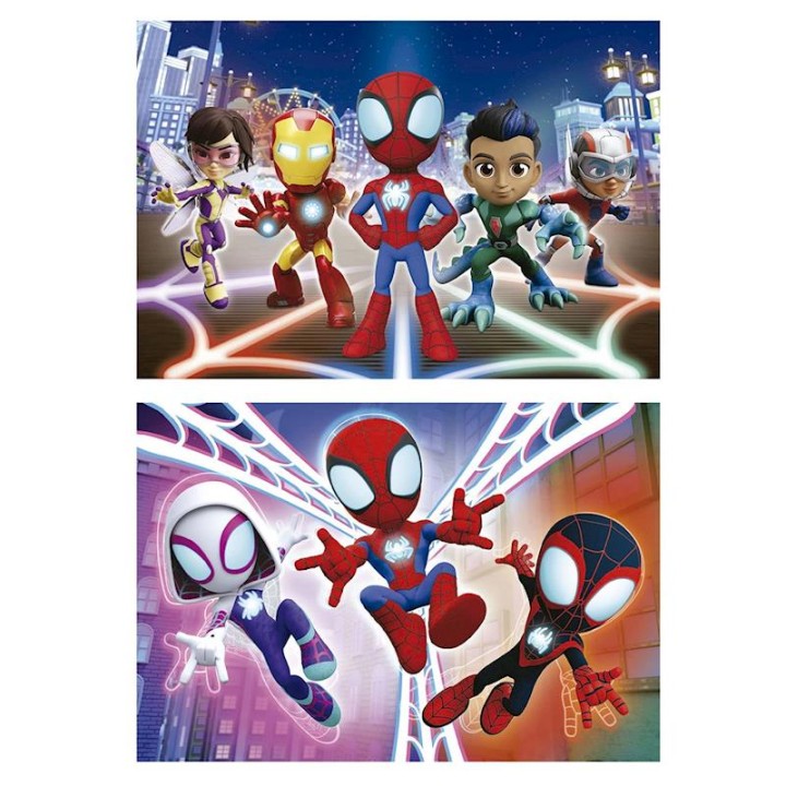Puzzle 2X16 Piezas Spidey & His Amazing