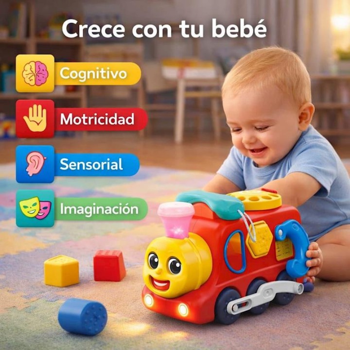 Tren Teléfono Actividades Infantiles 3 En 1,