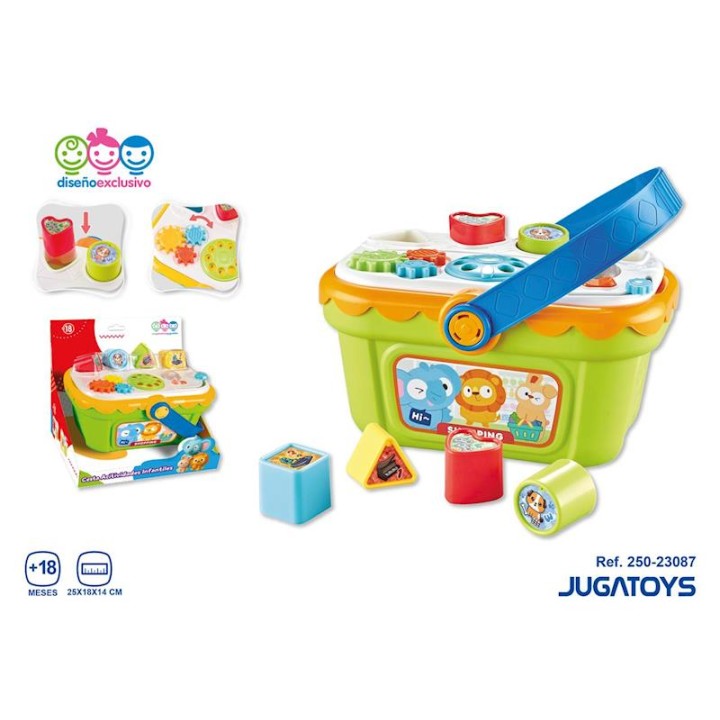 Cesta Actividades Infantiles 25X18x14cm