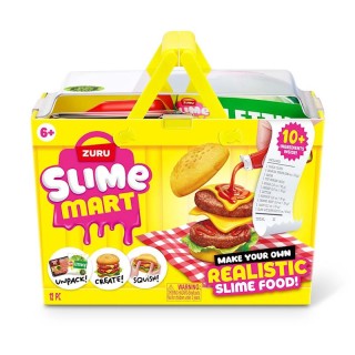 Cesta De La Compra Slime Mart Con Comida,