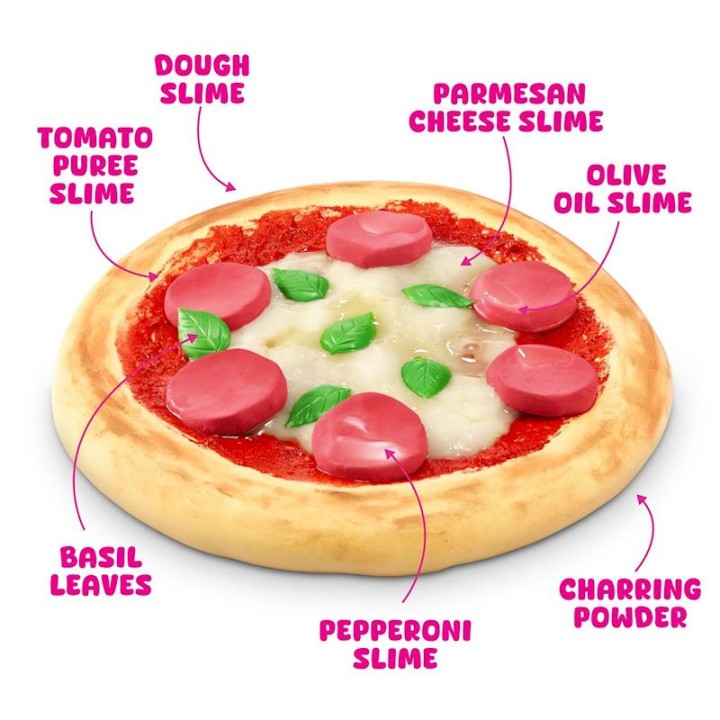 Cesta De La Compra Slime Mart Con Comida,