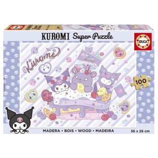 Puzzle 100 Kuromi (Madera)