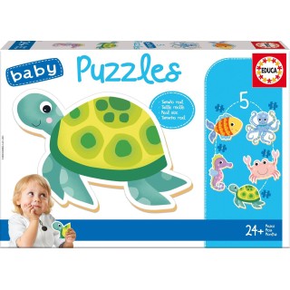 Baby Puzzles Animales Acuáticos Contiene 5